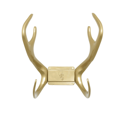 Antler Hose Holder Gold